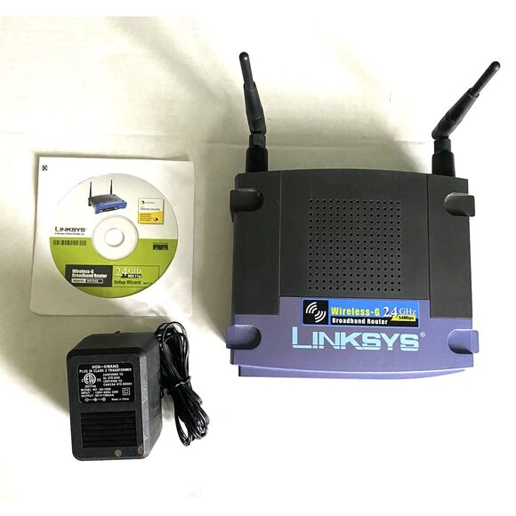 Linksys WRT54G 54 Mbps 4-Port 10/100 Wireless G WiFi Router - Picture 2 of 5